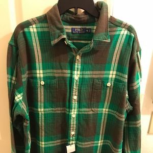 - Polo by Ralph Lauren Man’s Flannel Shirt Size XL